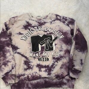 MTV Tie-Dye Sweatshirt
